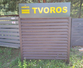 Vietoje lankstomos žaliuzinės tvoros - Aplinka, sodas - 1 Aplinka, sodas - Vietoje lankstomos žaliuzinės tvoros - 1
