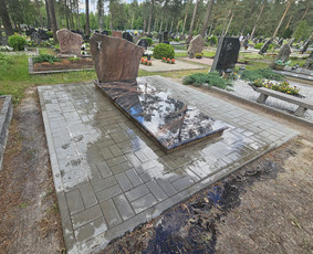 Paminklai, kapų įrengimas, dengimas plokštėmis / Aivaras Kubilius / Darbų pavyzdys ID 3506230