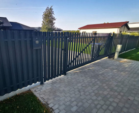 Visų tipų tvoros, vartų gamyba, montavimas - Kiemo vartai, gamyba - 2 Kiemo vartai, gamyba - Visų tipų tvoros, vartų gamyba, montavimas - 2