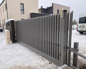 Vartai, Tvoros Ir Turėklai Iš Pirmų Rankų - Kiemo vartai, gamyba - 2 Kiemo vartai, gamyba - Vartai, Tvoros Ir Turėklai Iš Pirmų Rankų - 2