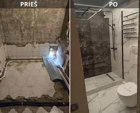 Vidaus apdailos darbai dažymas,plytelių klijavimas ir kita / Vidaus apdailos darbai Vilniuje / Darbų pavyzdys ID 3514506