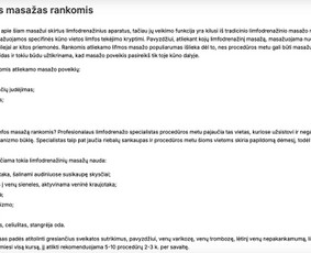 Straipsniai, tekstai tinklapiams, Seo tekstai, redagavimas / Silvija Aksiutinaitė / Darbų pavyzdys ID 3517044