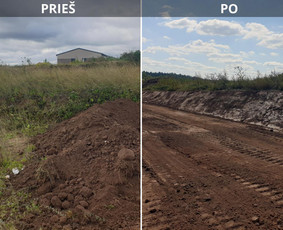 Visi žemės darbai: kasimas, lyginimas, formavimas ir t.t. / UAB 4Baltics / Darbų pavyzdys ID 3517944