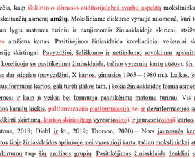 Knygų, kitų leidinių, baigiamųjų darbų redagavimas / Redaktorė Rūta / Darbų pavyzdys ID 3518006