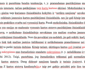 Leidinių, knygų, baigiamųjų darbų redagavimas - Klaidų taisymas - 1 Klaidų taisymas - Leidinių, knygų, baigiamųjų darbų redagavimas - 1