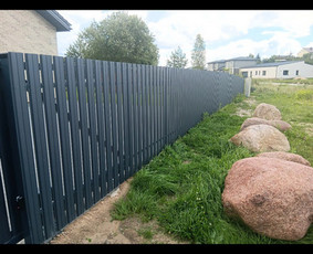 Montuojam segmentines ir metaliniu tvoralenčių tvoras / Arvydas / Darbų pavyzdys ID 3518964