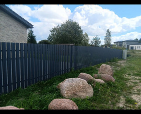 Montuojam segmentines ir metaliniu tvoralenčių tvoras / Arvydas / Darbų pavyzdys ID 3518966