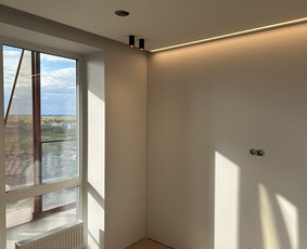 Sienų glaistymas - Chameleon-apdaila kaip sau. Sienų glaistymas ir dažymas - 2