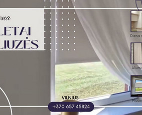 Roletai, žaliuzės, tinkleliai - Roletai, žaliuzės, romanetės - 1 Roletai, žaliuzės, romanetės - Roletai, žaliuzės, tinkleliai - 1