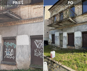 Spec. valymas: grafičių, fasado, sniego ir kt. / Profesionalus paviršių valymas. / Darbų pavyzdys ID 3520630