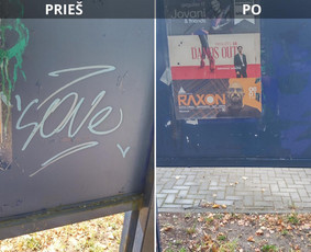 Spec. valymas: grafičių, fasado, sniego ir kt. / Profesionalus paviršių valymas. / Darbų pavyzdys ID 3520646