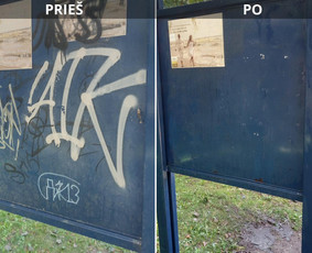 Spec. valymas: grafičių, fasado, sniego ir kt. / Profesionalus paviršių valymas. / Darbų pavyzdys ID 3520650