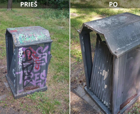 Spec. valymas: grafičių, fasado, sniego ir kt. / Profesionalus paviršių valymas. / Darbų pavyzdys ID 3521248
