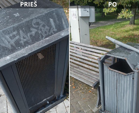 Spec. valymas: grafičių, fasado, sniego ir kt. / Profesionalus paviršių valymas. / Darbų pavyzdys ID 3521252