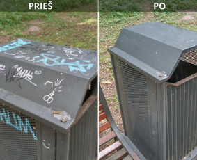 Spec. valymas: grafičių, fasado, sniego ir kt. / Profesionalus paviršių valymas. / Darbų pavyzdys ID 3521260