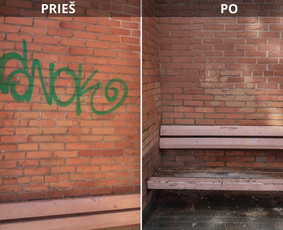 Spec. valymas: grafičių, fasado, sniego ir kt. / Profesionalus paviršių valymas. / Darbų pavyzdys ID 3521304