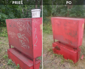Spec. valymas: grafičių, fasado, sniego ir kt. / Profesionalus paviršių valymas. / Darbų pavyzdys ID 3521400