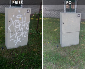 Spec. valymas: grafičių, fasado, sniego ir kt. / Profesionalus paviršių valymas. / Darbų pavyzdys ID 3521520