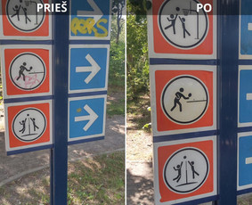 Spec. valymas: grafičių, fasado, sniego ir kt. / Profesionalus paviršių valymas. / Darbų pavyzdys ID 3521548
