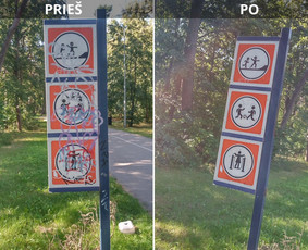 Spec. valymas: grafičių, fasado, sniego ir kt. / Profesionalus paviršių valymas. / Darbų pavyzdys ID 3521562