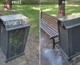 Spec. valymas: grafičių, fasado, sniego ir kt. / Profesionalus paviršių valymas. / Darbų pavyzdys ID 3521566