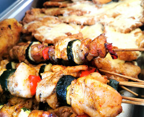 Banketų ir furšetų ruošimas - Maistas šventei. Vienakąsniai užkandžiai. Kibinai. - 3