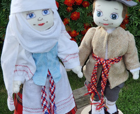 Vienetinės rankų darbo lėlės, megztos suknelės / Jurgita / Darbų pavyzdys ID 3523206