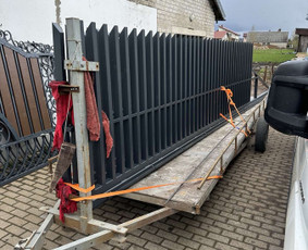 Modernių tvorų įrengimas nuo pagrindų - Kiemo vartai, gamyba - 4 Kiemo vartai, gamyba - Modernių tvorų įrengimas nuo pagrindų - 4