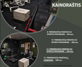 Asmeninės treniruotės individualioje sporto salėje 1n1 - Asmeniniai treneriai - 1 Asmeniniai treneriai - Asmeninės treniruotės individualioje sporto salėje 1n1 - 1
