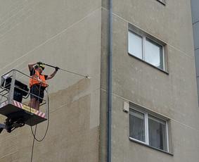 Fasadų,stogų ir kitų paviršių plovimas, srautinis valymas. / Švaros DNR / Darbų pavyzdys ID 3526622