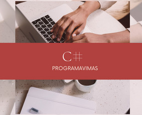 C# programavimo kursai - Internetas, IT - 1 Internetas, IT - C# programavimo kursai - 1