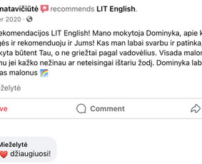Anglų kalbos pamokos be streso ir praktiškai! / Dominyka Mieželytė / Darbų pavyzdys ID 3529553
