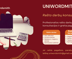 Rašto darbų konsultantas - Rašto darbų konsultantai - 3 Rašto darbų konsultantai - Rašto darbų konsultantas - 3
