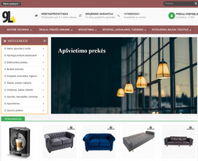 Internetinių parduotuvių kūrimas ir atnaujinimas, Seo / E-shopkurimas.lt / Darbų pavyzdys ID 701795