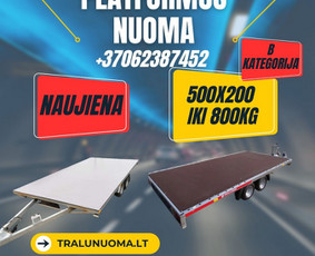 Platformos,traliuku ir priekabu nuoma Alytus ! / Platformu, traliuku ir priekabu nuoma / Darbų pavyzdys ID 3532377