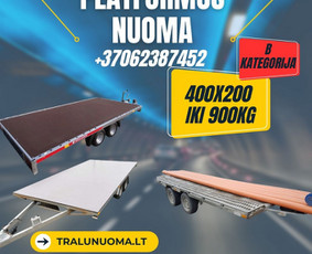 Platformos,traliuku ir priekabu nuoma Alytus ! / Platformu, traliuku ir priekabu nuoma / Darbų pavyzdys ID 3532385