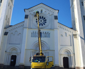 Hermetizavimo,mūro remonto bei tinkavimo darbus aukštyje - Iškabų, reklaminių tentų montavimas ir demontavimas - 3 Iškabų, reklaminių tentų montavimas ir demontavimas - Hermetizavimo,mūro remonto bei tinkavimo darbus aukštyje - 3