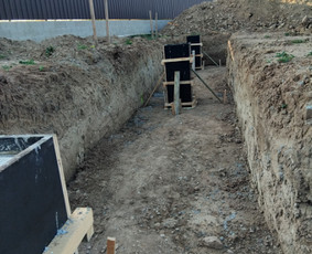 Pamatų įrengimas, indždinerinių tinklų montavimas, drono fot / EGIDA / Darbų pavyzdys ID 3533339