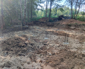 Pamatų įrengimas, indždinerinių tinklų montavimas, drono fot / EGIDA / Darbų pavyzdys ID 3533343