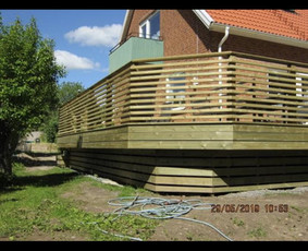 Karkasinai namai, terasos, stoginės ir kiti darbai. / Algirdas / Darbų pavyzdys ID 3534367