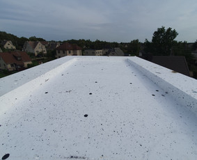 Plokščių Stogų Dengimas Pvc, Epdm ir bitumine Danga / Tvirti stogai / Darbų pavyzdys ID 3535059