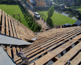 Plokščių Stogų Dengimas Pvc, Epdm ir bitumine Danga / Tvirti stogai / Darbų pavyzdys ID 3535063