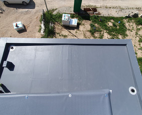 Plokščių Stogų Dengimas Pvc, Epdm ir bitumine Danga / Tvirti stogai / Darbų pavyzdys ID 3535077