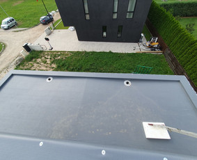 Plokščių Stogų Dengimas Pvc, Epdm ir bitumine Danga / Tvirti stogai / Darbų pavyzdys ID 3535091