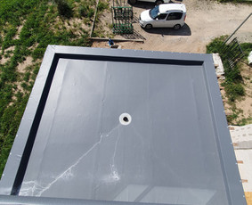 Plokščių Stogų Dengimas Pvc, Epdm ir bitumine Danga / Tvirti stogai / Darbų pavyzdys ID 3535079