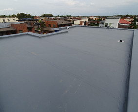 Plokščių Stogų Dengimas Pvc, Epdm ir bitumine Danga / Tvirti stogai / Darbų pavyzdys ID 3535089
