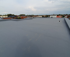 Plokščių Stogų Dengimas Pvc, Epdm ir bitumine Danga / Tvirti stogai / Darbų pavyzdys ID 3535093