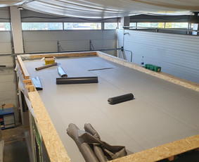 Plokščių Stogų Dengimas Pvc, Epdm ir bitumine Danga / Tvirti stogai / Darbų pavyzdys ID 3535103