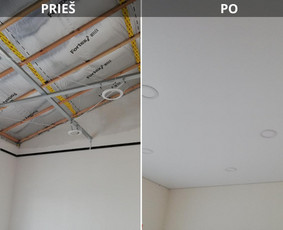 Įtempiamos kokybiškos lubos su garantija / Įtempiamos lubos Lubų Asai / Darbų pavyzdys ID 3535927