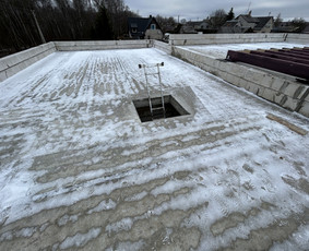 Plokščių stogų dengimas bitumine ir Pvc danga. / Sutapdinti stogai / Darbų pavyzdys ID 3536437